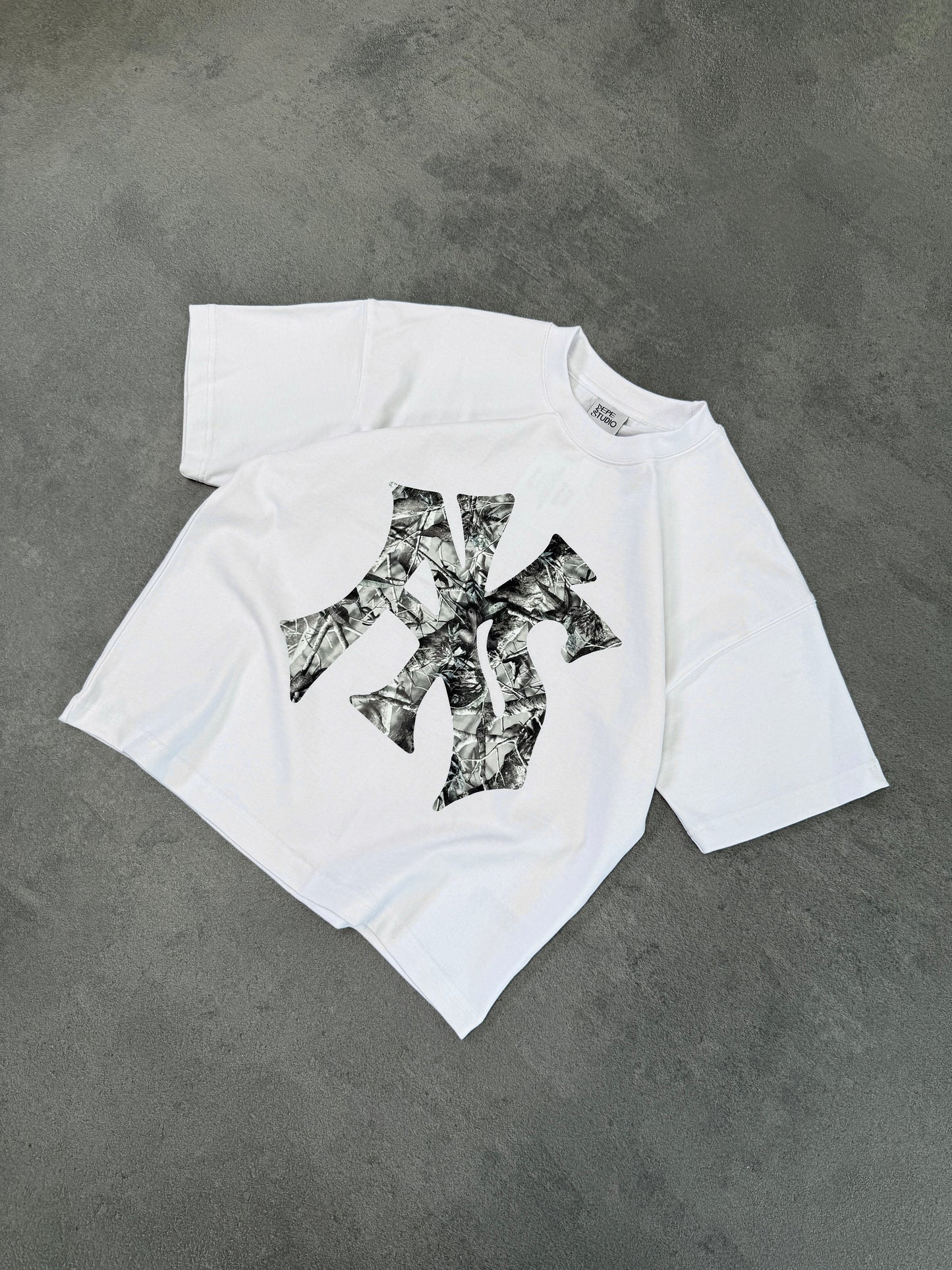 PYS WHITE CAMO TEE
