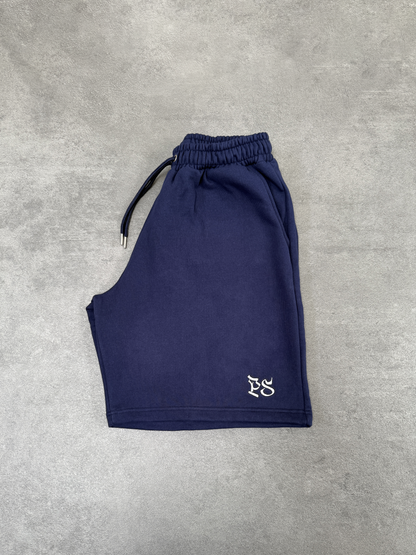NAVY SWEATS SHORTS