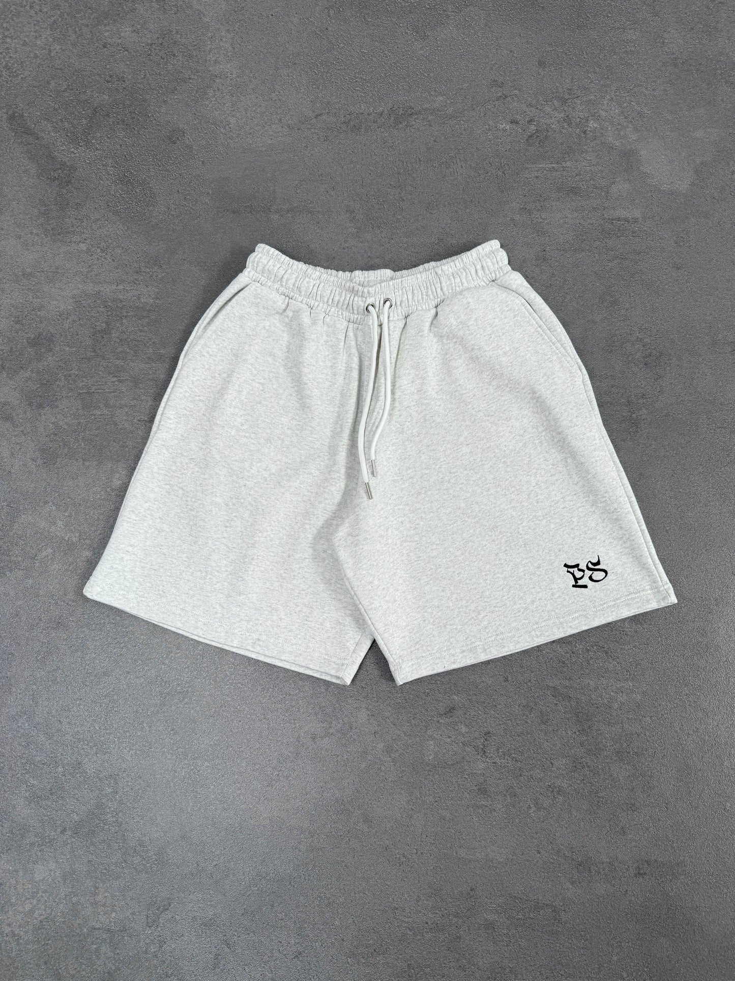 LIGHT GRAY SWEATS SHORTS