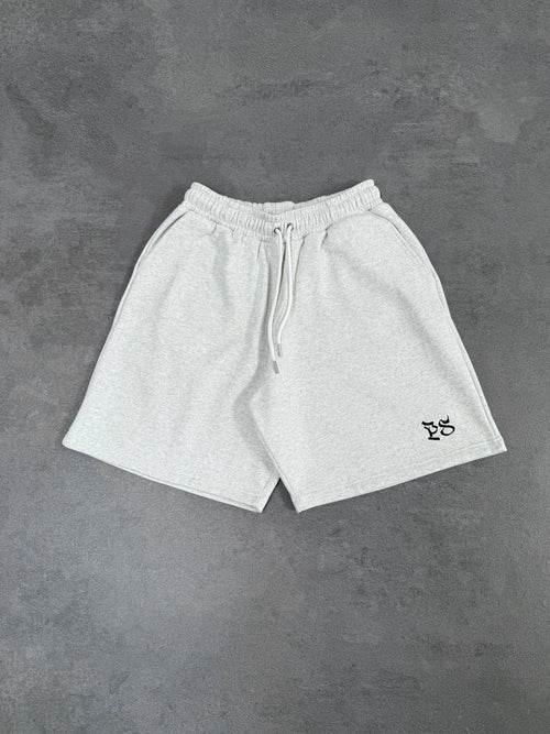 LIGHT GRAY SWEATS SHORTS