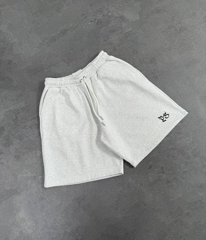 LIGHT GRAY SWEATS SHORTS