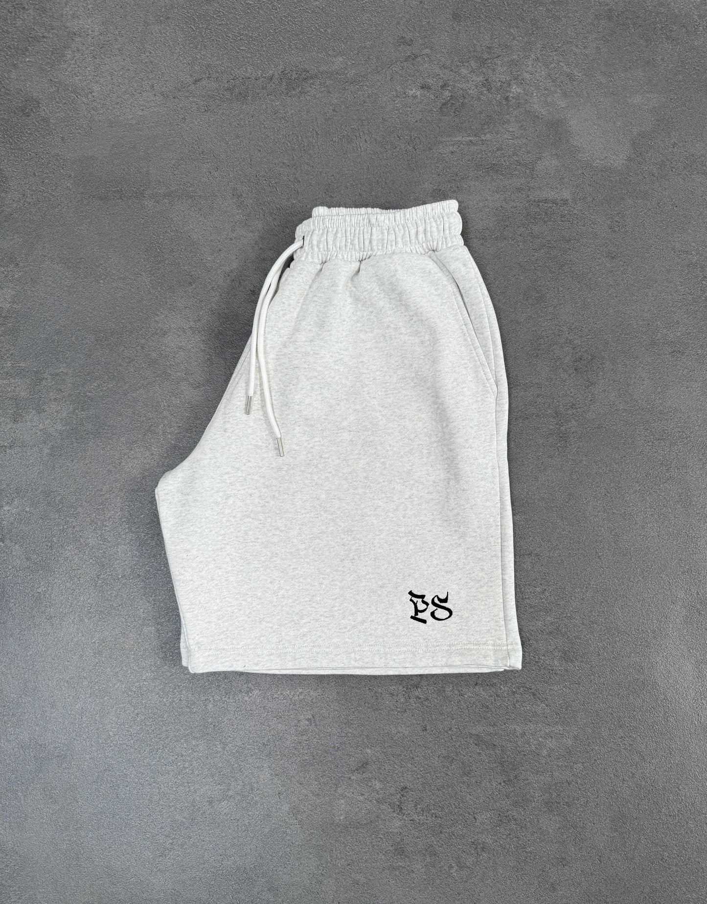 LIGHT GRAY SWEATS SHORTS