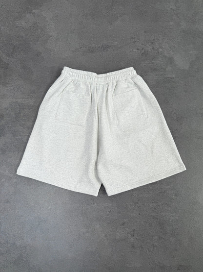 LIGHT GRAY SWEATS SHORTS