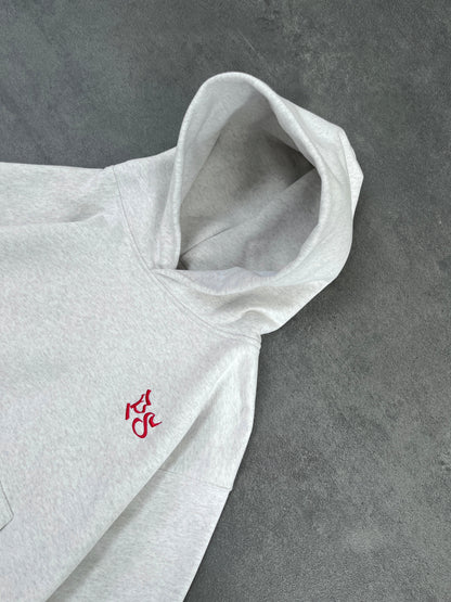LIGHT GRAY BOXY HOODIE